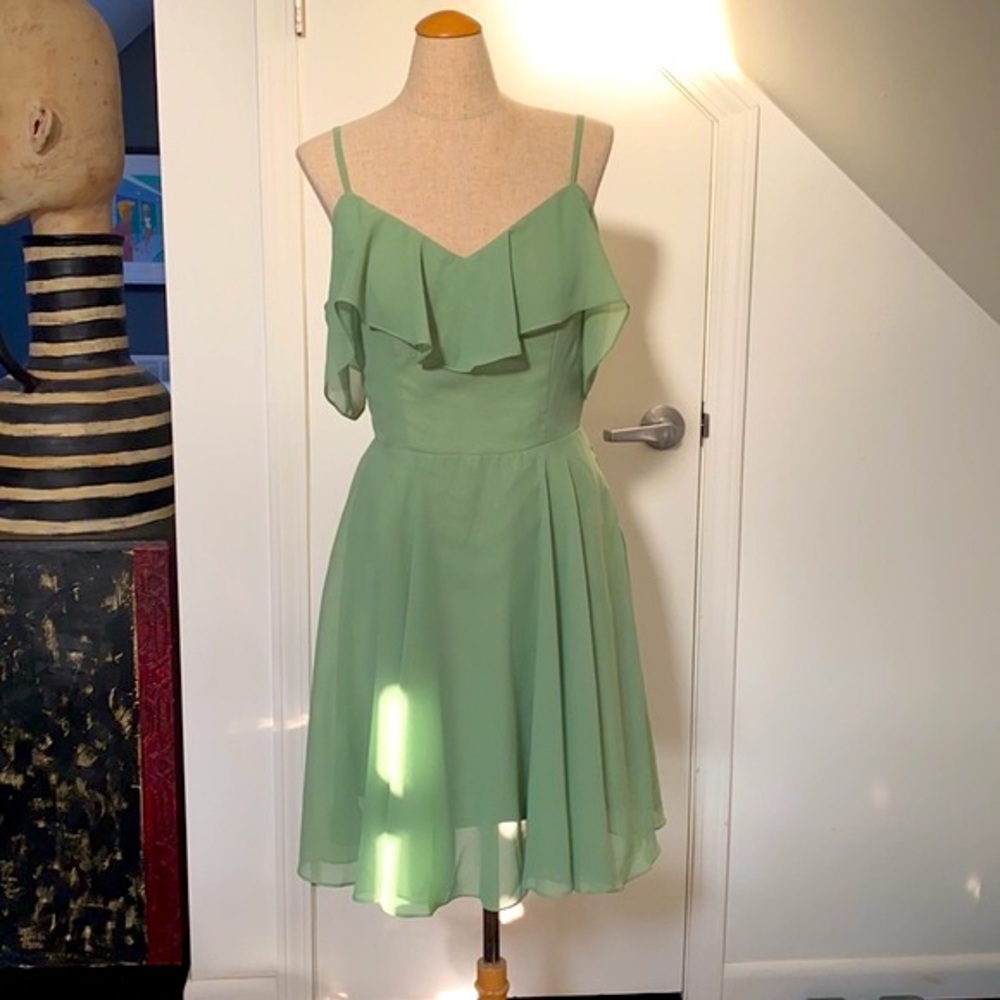 NWOT!WellBridal Women's A-line Chiffon Short Dress